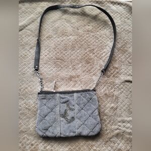 Juicy Couture Purse,‎ Small, Stylish, Fashion, Veratile, Work, Bar, Grey